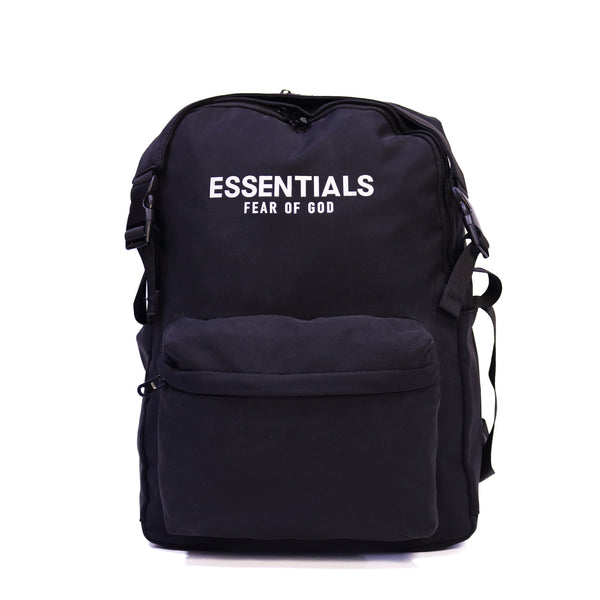 Essentials Black Backpack