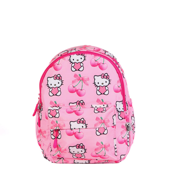 Hello Kitty and Cherries Print Kids Backpack