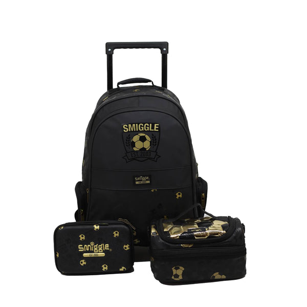 Soccer Theme Trolley Backpack Set
