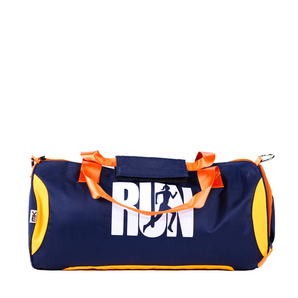 RUN Graphic Barrel Duffle Bag