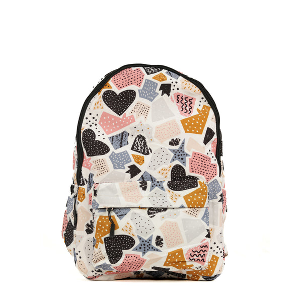 Terrazzo Shapes Kids Backpack Large – Duo Zip