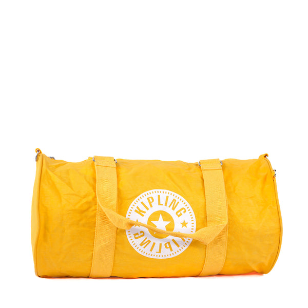 Kipling Yellow Gym Duffle Bag