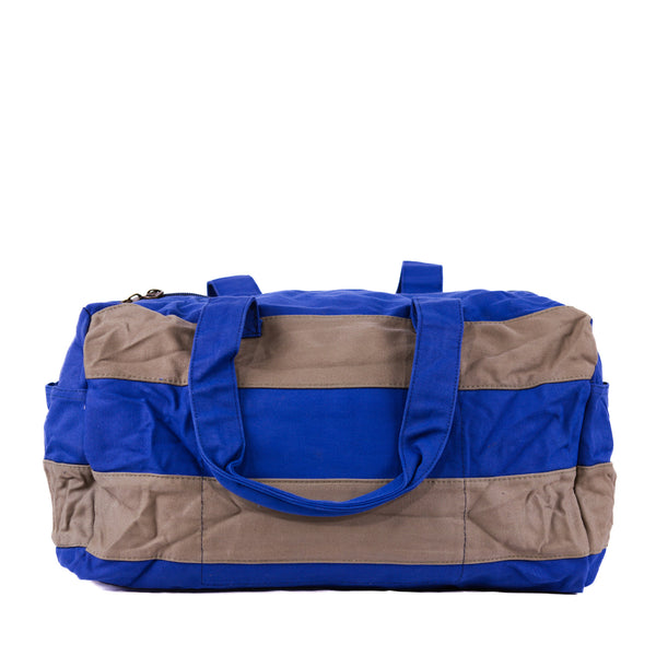 Striped Duffel Bag
