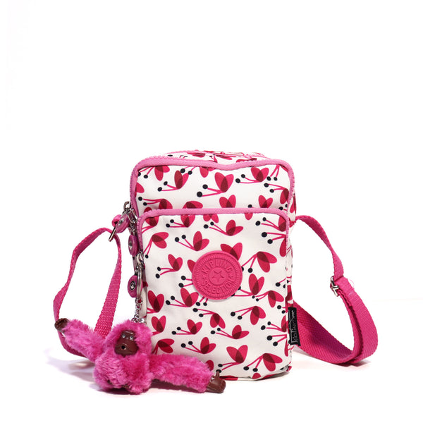 Kipling Pink Pattern Crossbody Bag