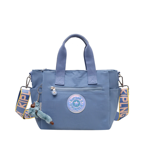 Stylish Mini Tote Crossbody Bag – Light Blue
