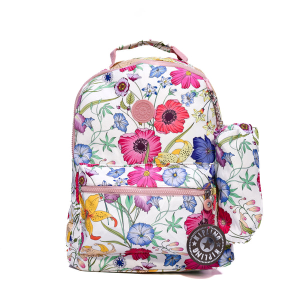 Kipling Floral Print Backpack