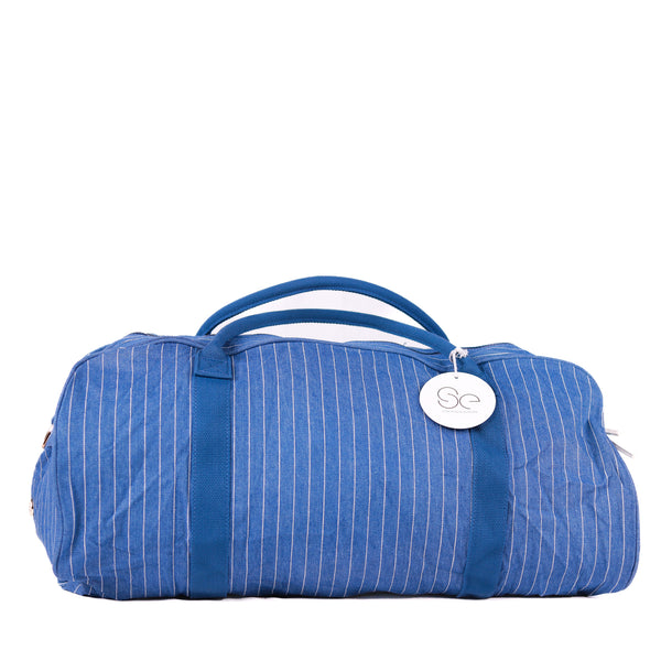 SE Striped Barrel Duffle Bag