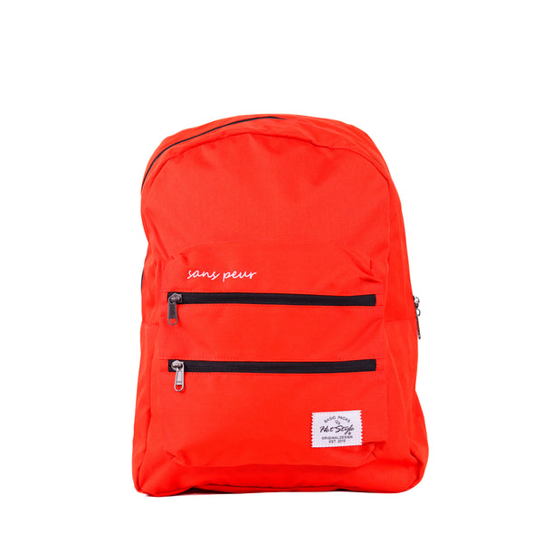 Sans Peur Canvas Backpack