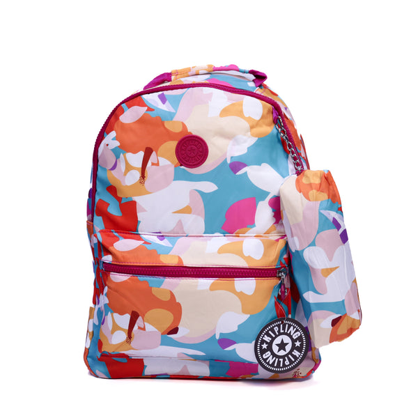 Kipling Abstract Print Backpack