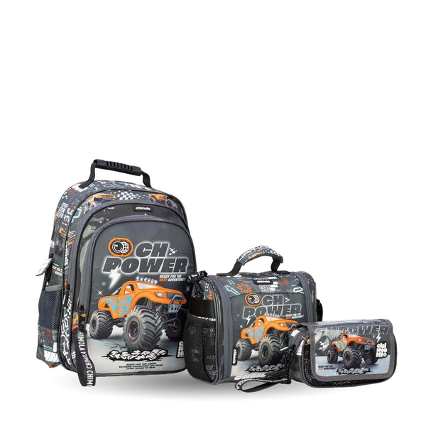 Power Truck School Bag Set