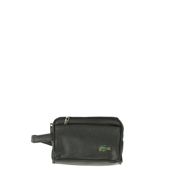 Lacoste Premium Leather Toiletry Bag