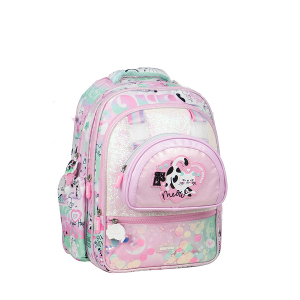 Meow Glitter School Backpack