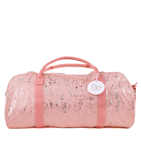 SE Metallic Pattern Barrel Duffle Bag