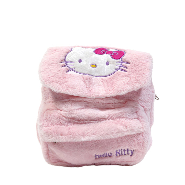 Hello Kitty Plush Kids Backpack - Pink