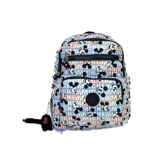 Stylish K Mickey Print Backpack