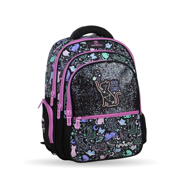 Cat and Star Design Backpack
