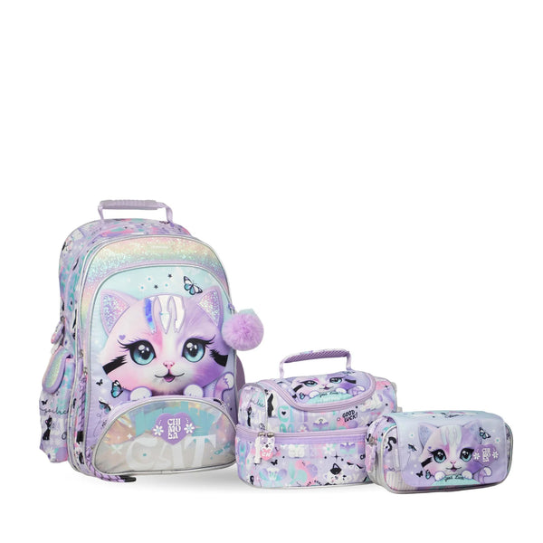 Cat 3PC School Set