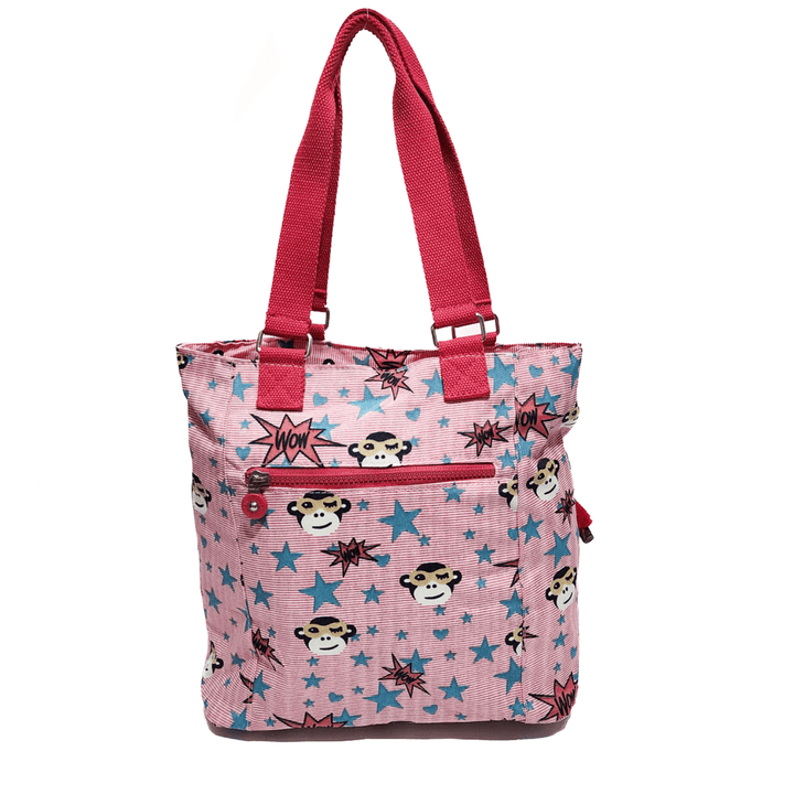 Predesting Purse Cartoon Print Pink Tote Bag | Kipling Tote Bag – Bomo Stores