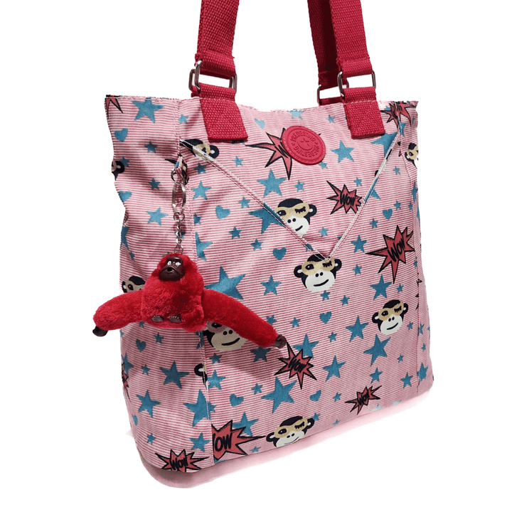 Predesting Purse Cartoon Print Pink Tote Bag | Kipling Tote Bag – Bomo Stores